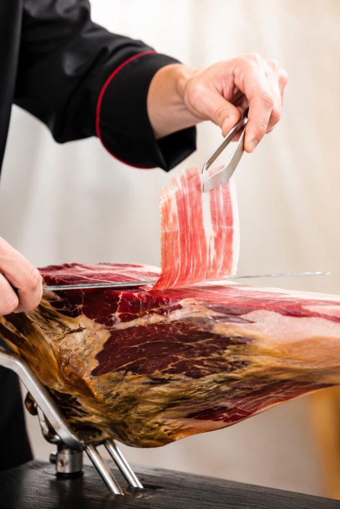 Mejor parte del jamon iberico